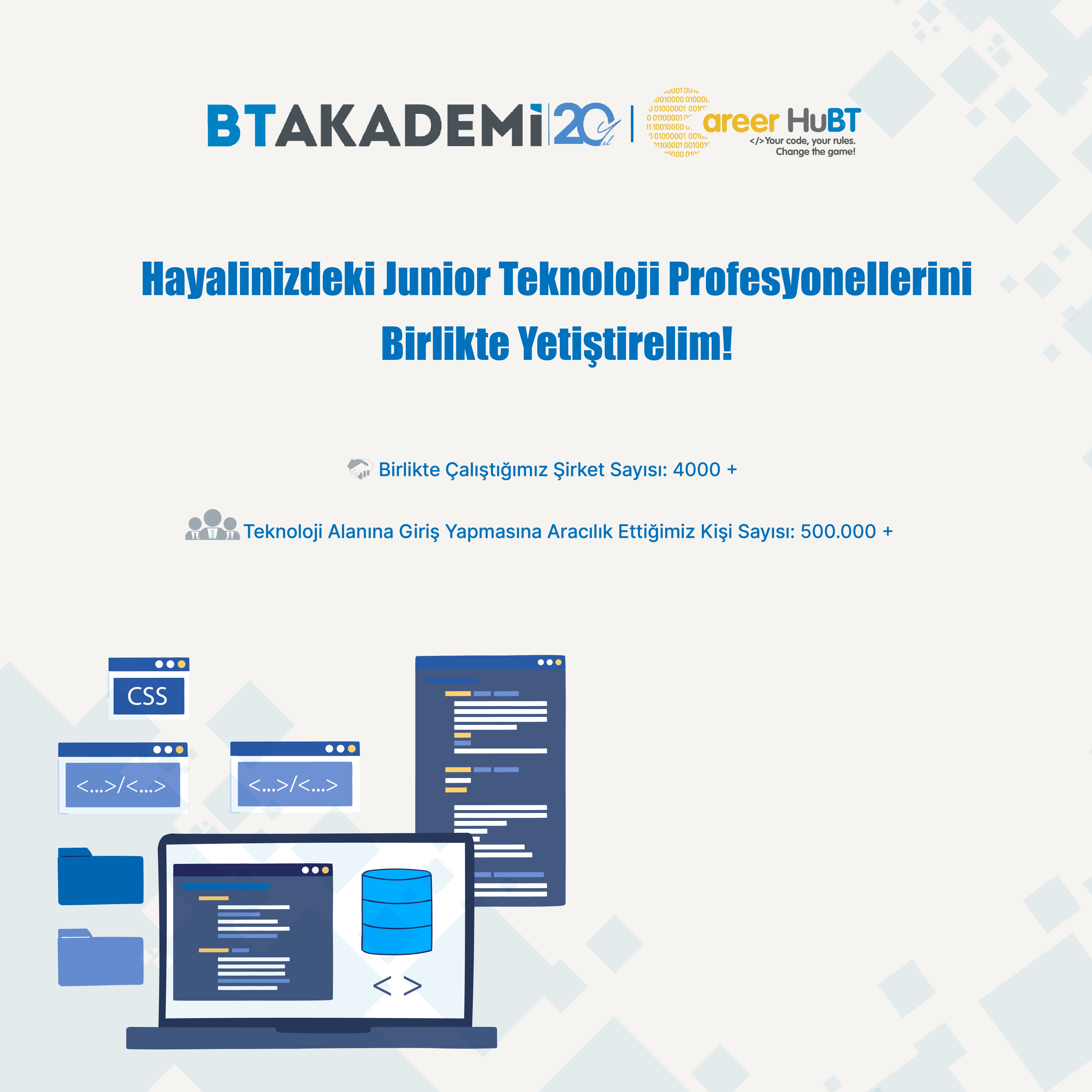 Career HuBT ile Hayalinizdeki Teknoloji Uzmanlarini Birlikte Yetistirelim!
